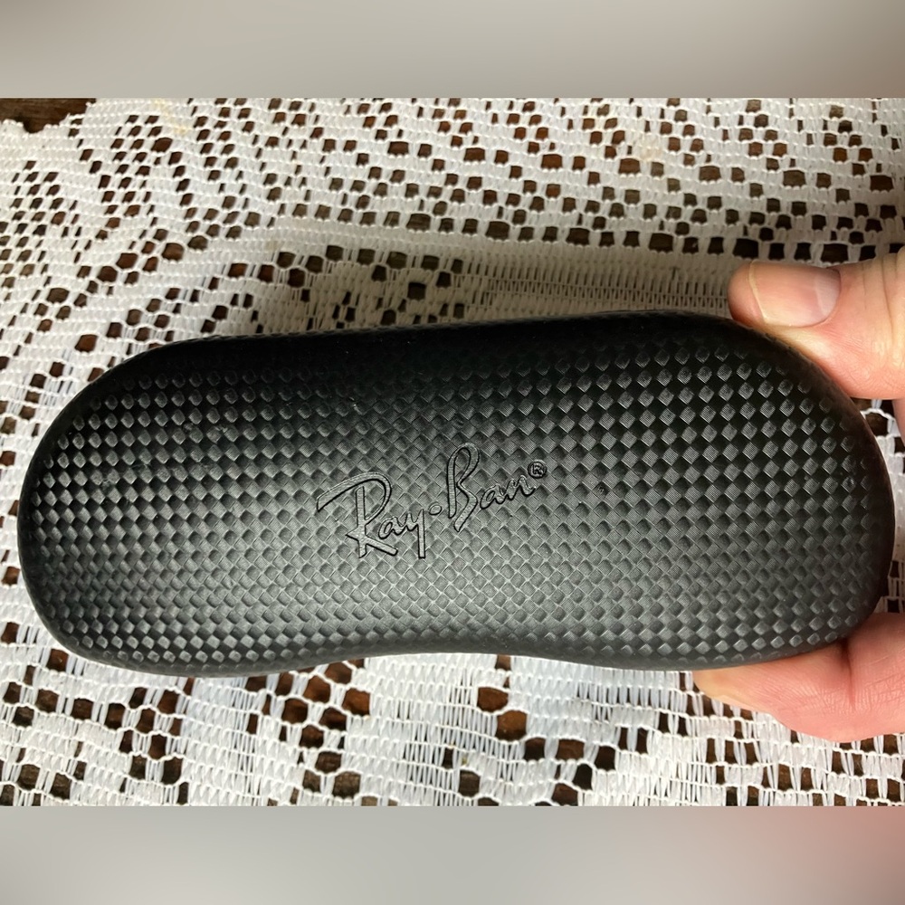 Ray-Ban Black Textured Glasses Case